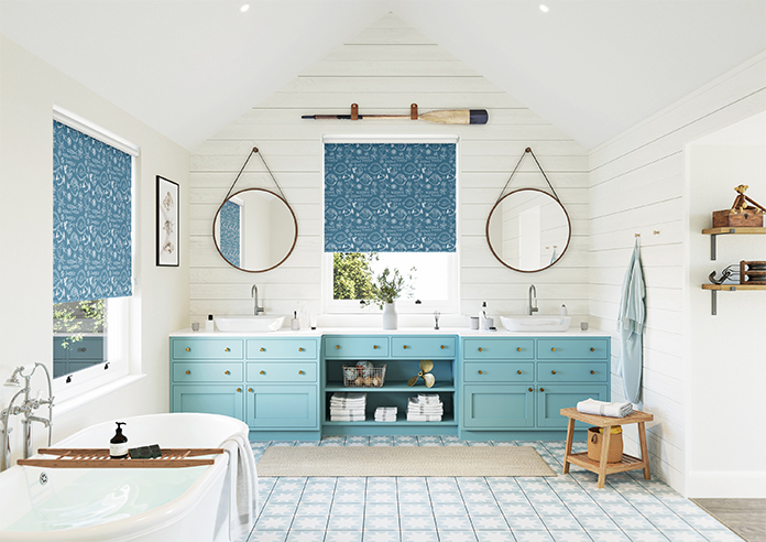 Under the Sea, Teal - Twist&Fit Roller Blind - Image 8